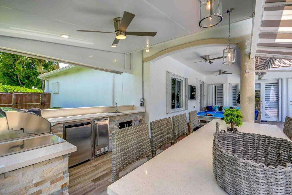 Miami 5Br Villa W Heated Pool, Games & Bbq L01 Кътлър Бей Екстериор снимка
