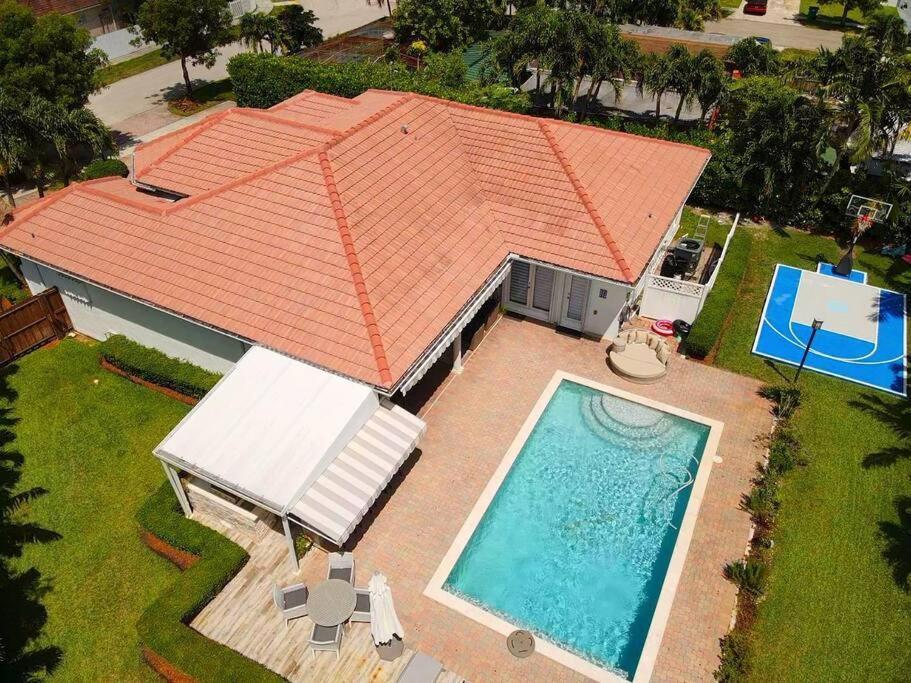 Miami 5Br Villa W Heated Pool, Games & Bbq L01 Кътлър Бей Екстериор снимка