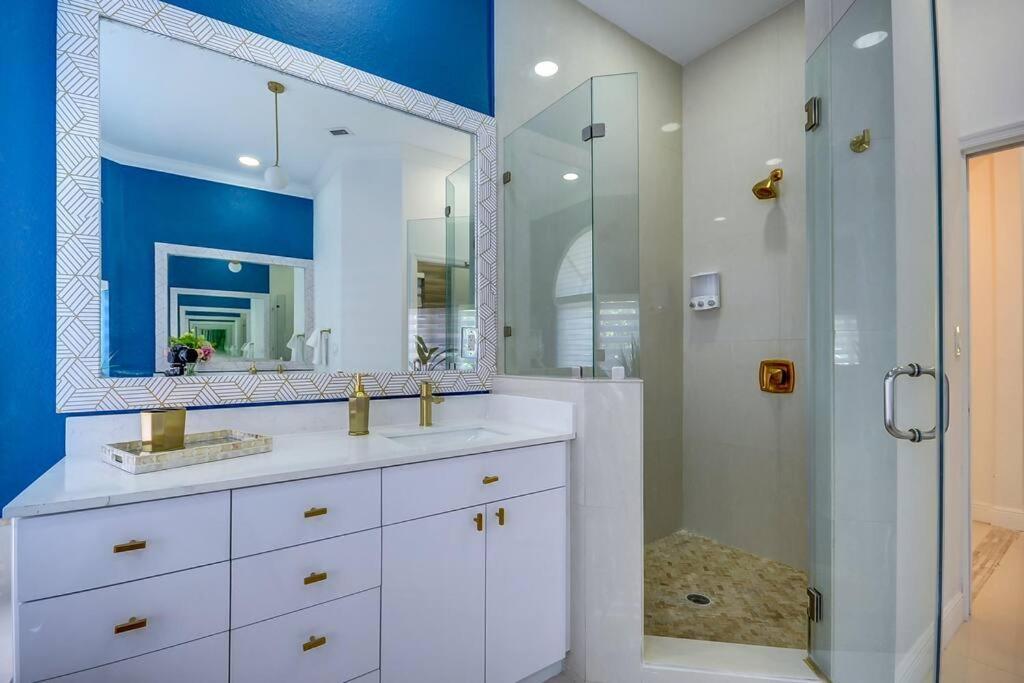 Miami 5Br Villa W Heated Pool, Games & Bbq L01 Кътлър Бей Екстериор снимка
