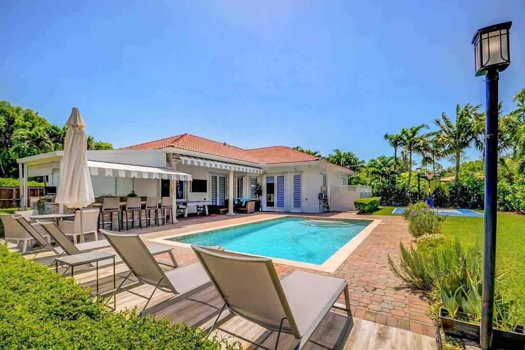 Miami 5Br Villa W Heated Pool, Games & Bbq L01 Кътлър Бей Екстериор снимка