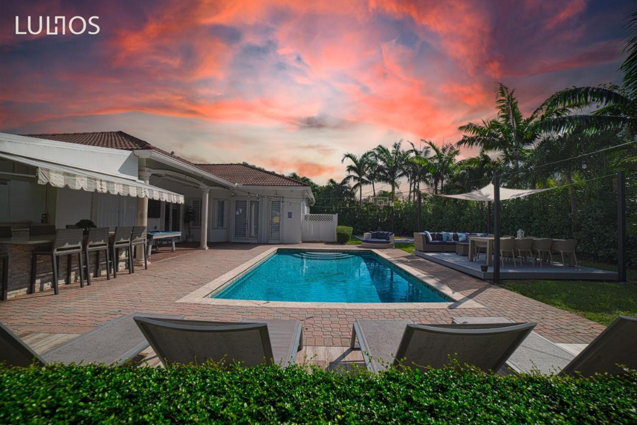 Miami 5Br Villa W Heated Pool, Games & Bbq L01 Кътлър Бей Екстериор снимка