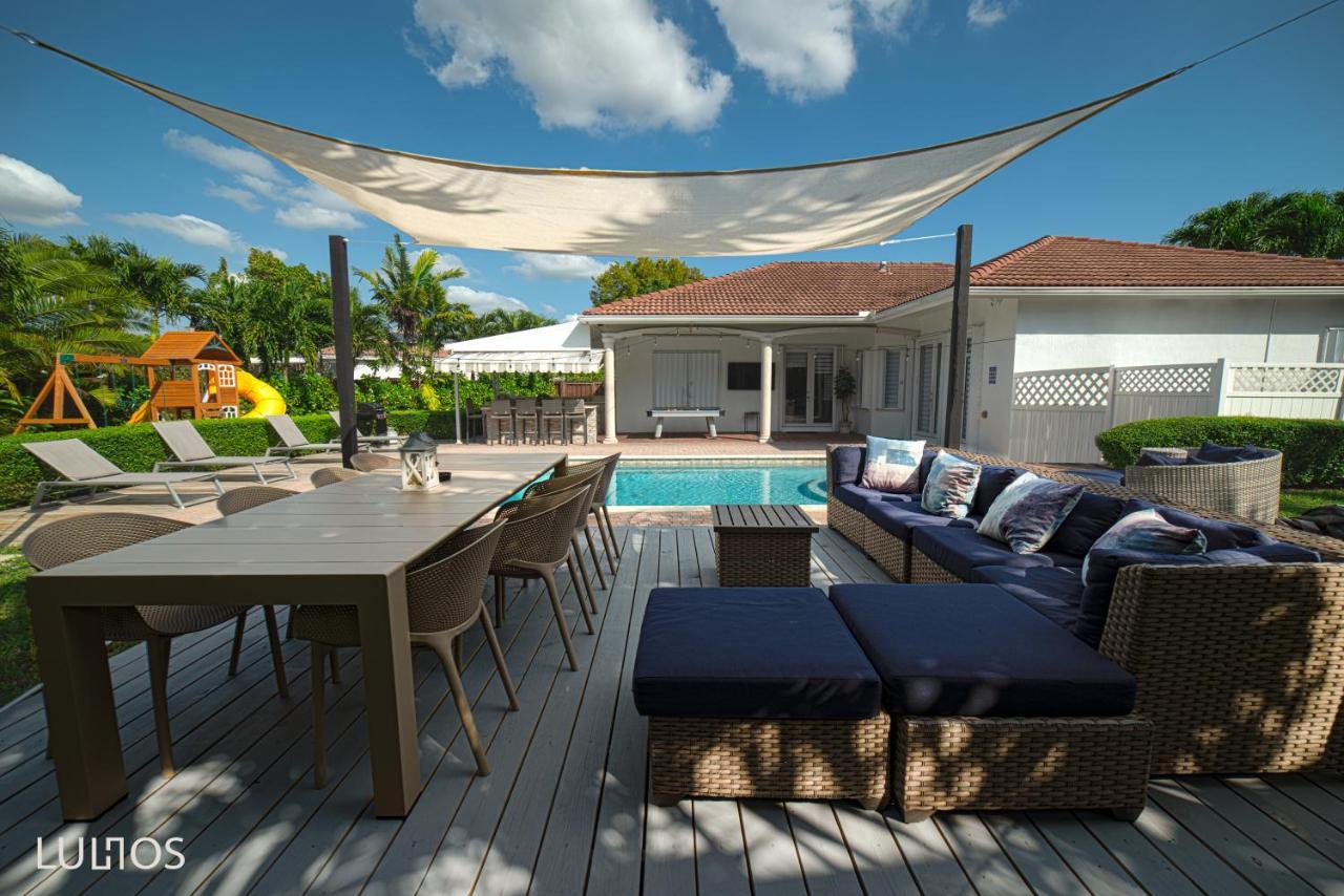 Miami 5Br Villa W Heated Pool, Games & Bbq L01 Кътлър Бей Екстериор снимка